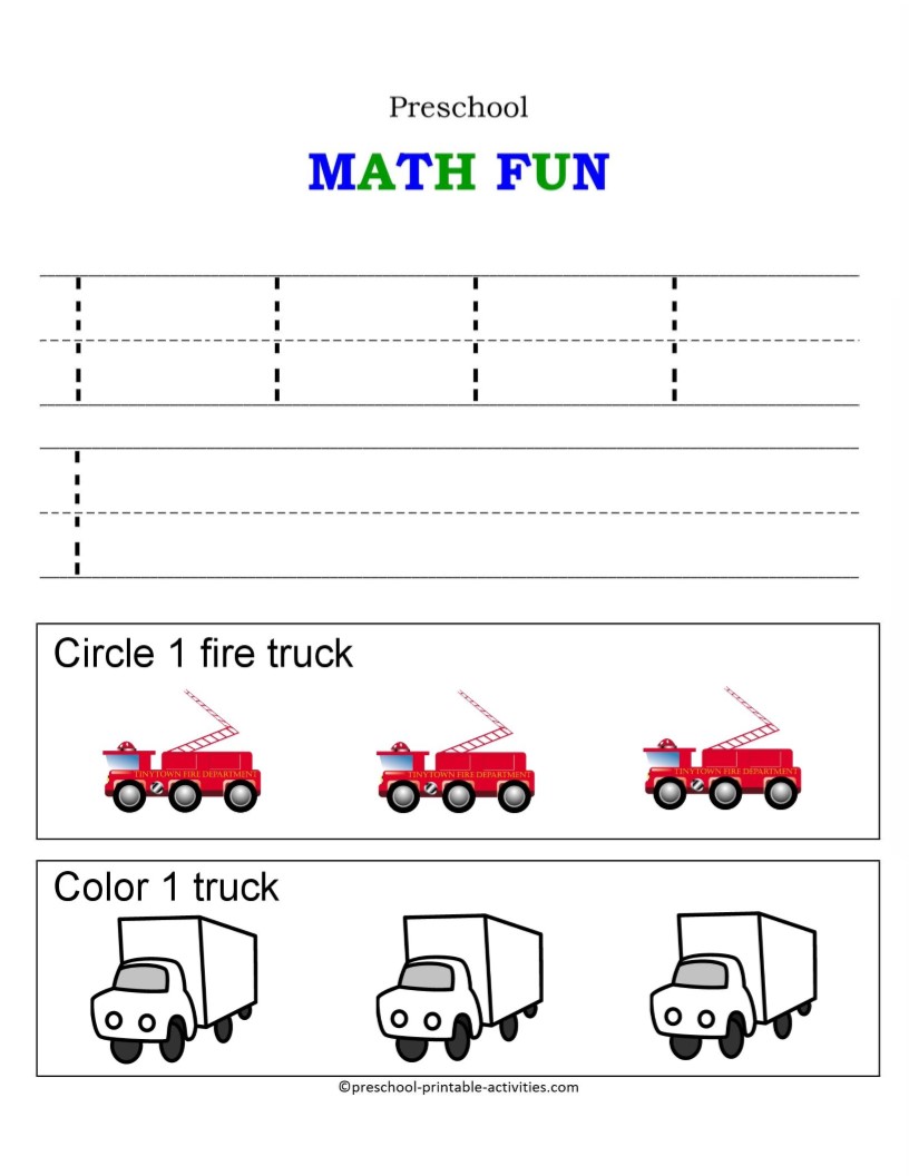 numbers math worksheets kindergarten 1-30 Number Worksheets