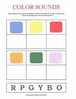 worksheets for preschool learning colors