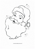 santa coloring page