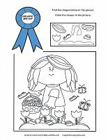 preschool shape recognition coloring sheet