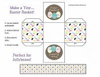 printable easter basket craft for preschoolers