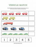 counting vehicles worksheet