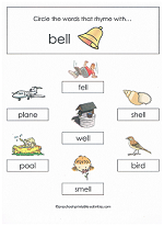 ell family worksheet